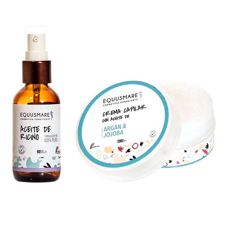 Pack Crema Capilar 200 ml+ Aceite de Ricino 60 ml
