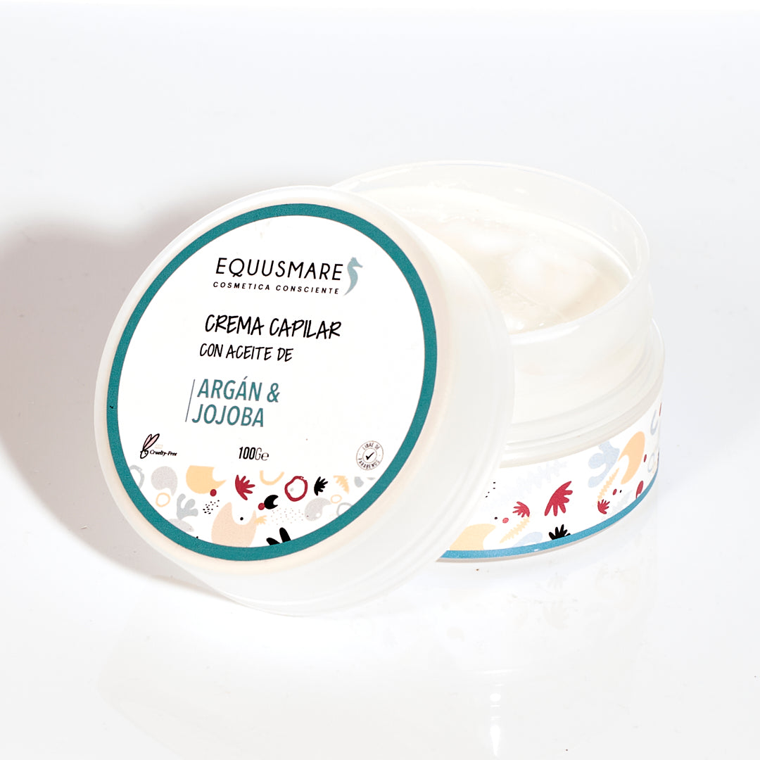 Crema capilar con aceite de argán & jojoba 100gr - Nutre & Repara