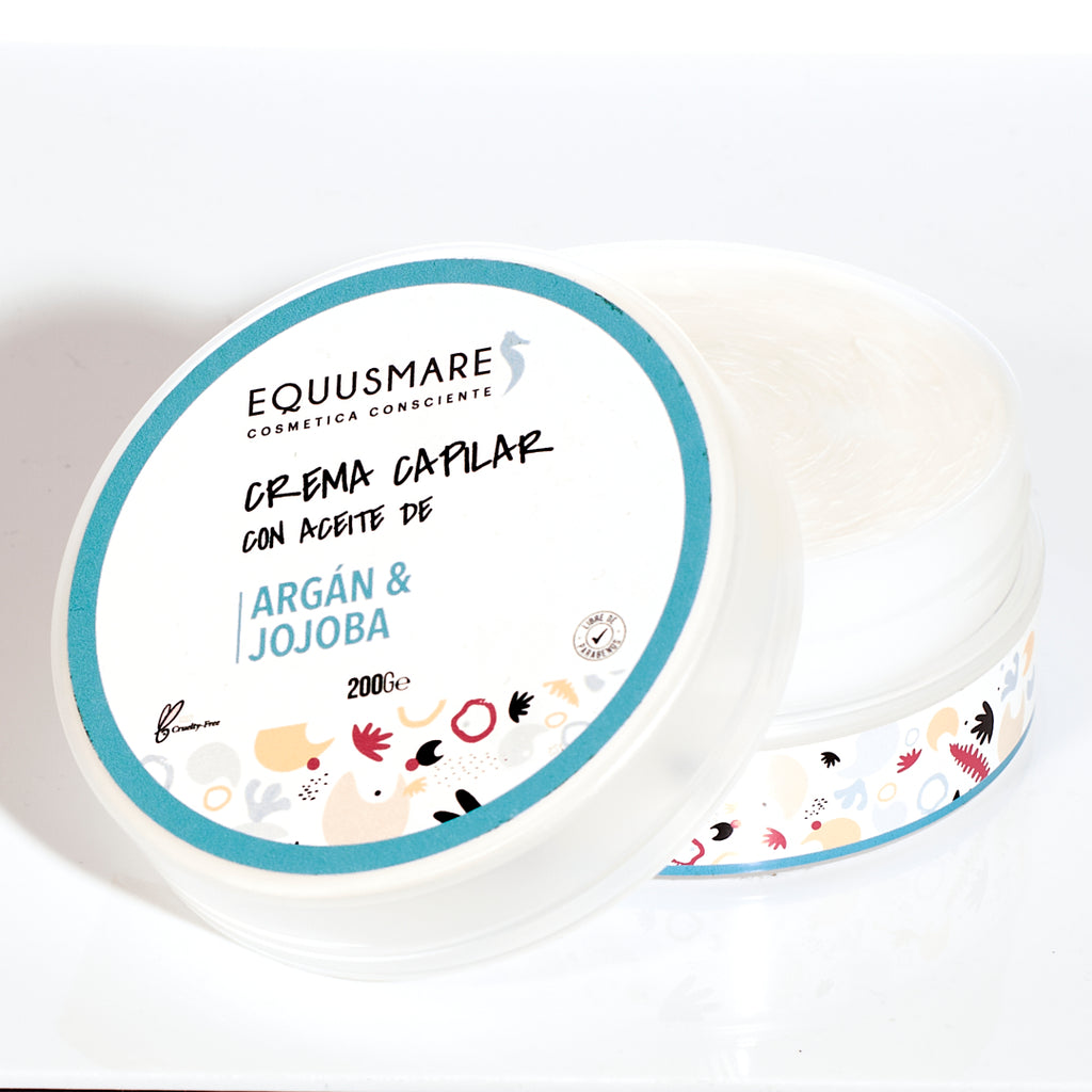 Crema capilar con aceite de argán & jojoba 200gr - Nutre & Repara