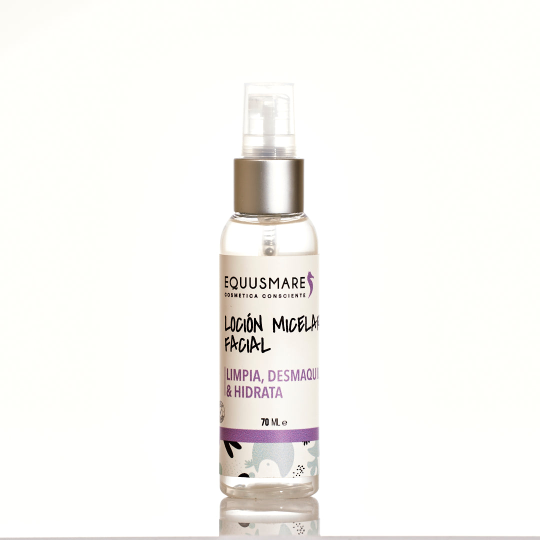 Loción micelar desmaquillante 70ml - Limpia e Hidrata el rostro